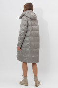 Купить Пальто утепленное женское зимние светло-серого цвета 11201SS, фото 4