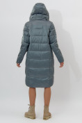 Купить Пальто утепленное женское зимние зеленого цвета 11201Z, фото 14