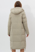 Купить Пальто утепленное женское зимние бирюзового цвета 11207Br, фото 16