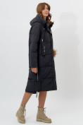 Купить Пальто утепленное женское зимние черного цвета 11207Ch, фото 2