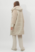 Купить Пальто утепленное женское зимние бежевого цвета 11208B, фото 5