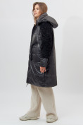 Купить Пальто утепленное женское зимние черного цвета 11208Ch, фото 2