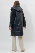 Купить Пальто утепленное женское зимние темно-зеленого цвета 11208TZ, фото 5