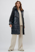 Купить Пальто утепленное женское зимние темно-зеленого цвета 11208TZ, фото 7
