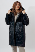 Купить Пальто утепленное женское зимние темно-зеленого цвета 11209TZ, фото 5