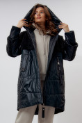 Купить Пальто утепленное женское зимние темно-зеленого цвета 11209TZ, фото 6