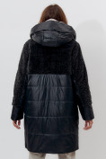 Купить Пальто утепленное женское зимние темно-зеленого цвета 11209TZ, фото 7