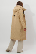 Купить Пальто утепленное женское зимние бежевого цвета 112205B, фото 8