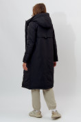 Купить Пальто утепленное женское зимние черного цвета 112210Ch, фото 7