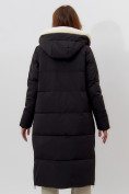 Купить Пальто утепленное женское зимние черного цвета 112227Ch, фото 11