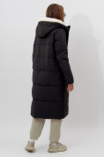 Купить Пальто утепленное женское зимние черного цвета 112227Ch, фото 5