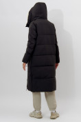Купить Пальто утепленное женское зимние черного цвета 112227Ch, фото 4
