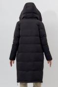 Купить Пальто утепленное женское зимние черного цвета 112253Ch, фото 16