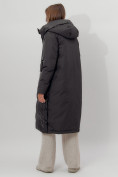 Купить Пальто утепленное женское зимние черного цвета 112261Ch, фото 3