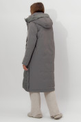 Купить Пальто утепленное женское зимние цвета хаки 112261Kh, фото 4