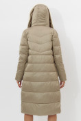 Купить Пальто утепленное женское зимние бирюзового цвета 112268Br, фото 18