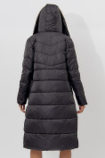 Купить Пальто утепленное женское зимние черного цвета 112268Ch, фото 10