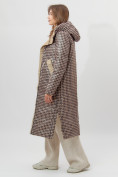 Купить Пальто утепленное двухстороннее женское бежевого цвета 112272B, фото 7