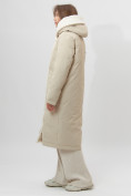 Купить Пальто утепленное женское зимние бежевого цвета 112288B, фото 2