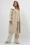 Купить Пальто утепленное женское зимние бежевого цвета 112288B, фото 8