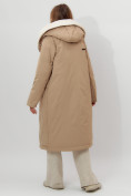Купить Пальто утепленное женское зимние горчичного цвета 112288G, фото 11