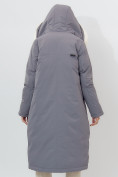 Купить Пальто утепленное женское зимние серого цвета 112288Sr, фото 13