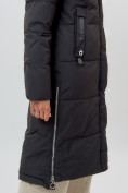 Купить Пальто утепленное женское зимние черного цвета 113135Ch, фото 9