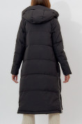 Купить Пальто утепленное женское зимние черного цвета 113135Ch, фото 11