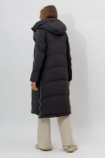 Купить Пальто утепленное женское зимние черного цвета 113135Ch, фото 5