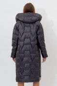 Купить Пальто утепленное женское зимние черного цвета 11373Ch, фото 17