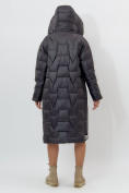 Купить Пальто утепленное женское зимние черного цвета 11373Ch, фото 13
