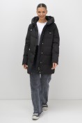 Купить Куртка женская демисезонная с капюшоном черного цвета 1139Ch, фото 19