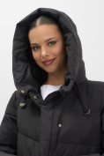 Купить Куртка женская демисезонная с капюшоном черного цвета 1139Ch, фото 22