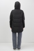 Купить Куртка женская демисезонная с капюшоном черного цвета 1139Ch, фото 12