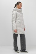 Купить Куртка женская демисезонная с капюшоном серого цвета 1139Sr, фото 21
