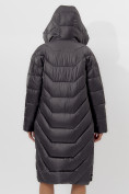 Купить Пальто утепленное женское зимние черного цвета 11608Ch, фото 14
