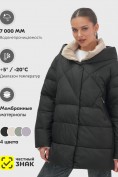 Купить Куртка женская зимняя с капюшоном большого размера черного цвета 1170Ch, фото 5