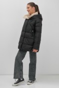 Купить Куртка женская зимняя с капюшоном большого размера черного цвета 1170Ch, фото 12