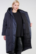 Купить Куртка зимняя женская классическая  темно-серого цвета 118-931_123TC, фото 10