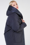Купить Куртка зимняя женская классическая  темно-серого цвета 118-931_123TC, фото 7