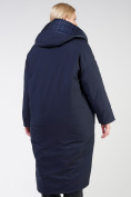 Купить Куртка зимняя женская классическая  темно-синего цвета 118-931_15TS, фото 4