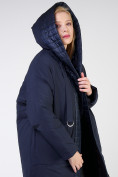 Купить Куртка зимняя женская классическая  темно-синего цвета 118-931_15TS, фото 8