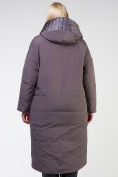 Купить Куртка зимняя женская классическая  коричневого цвета 118-931_36K, фото 4