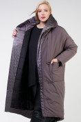 Купить Куртка зимняя женская классическая  коричневого цвета 118-931_36K, фото 8