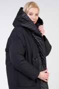 Купить Куртка зимняя женская классическая черного цвета 118-931_701Ch, фото 9