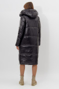 Купить Пальто утепленное женское зимние черного цвета 11816Ch, фото 5