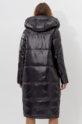 Купить Пальто утепленное женское зимние черного цвета 11816Ch, фото 10