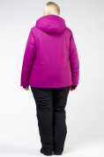 Купить Костюм горнолыжный женский большого размера фиолетового цвета 011982F, фото 5