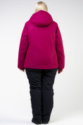 Купить Костюм горнолыжный женский большого размера малинового цвета 011982M, фото 5