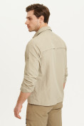 Купить Рубашка классическая мужская бежевого цвета 12001B, фото 3